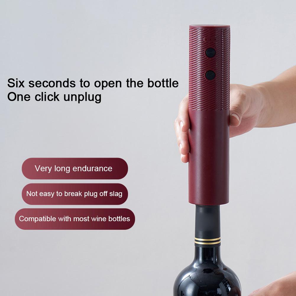 Electric Wine Opener Rechargeable Automatic Red Wine Opener Multifunctional Red Wine Corkscrew for Kitchen Bar Party