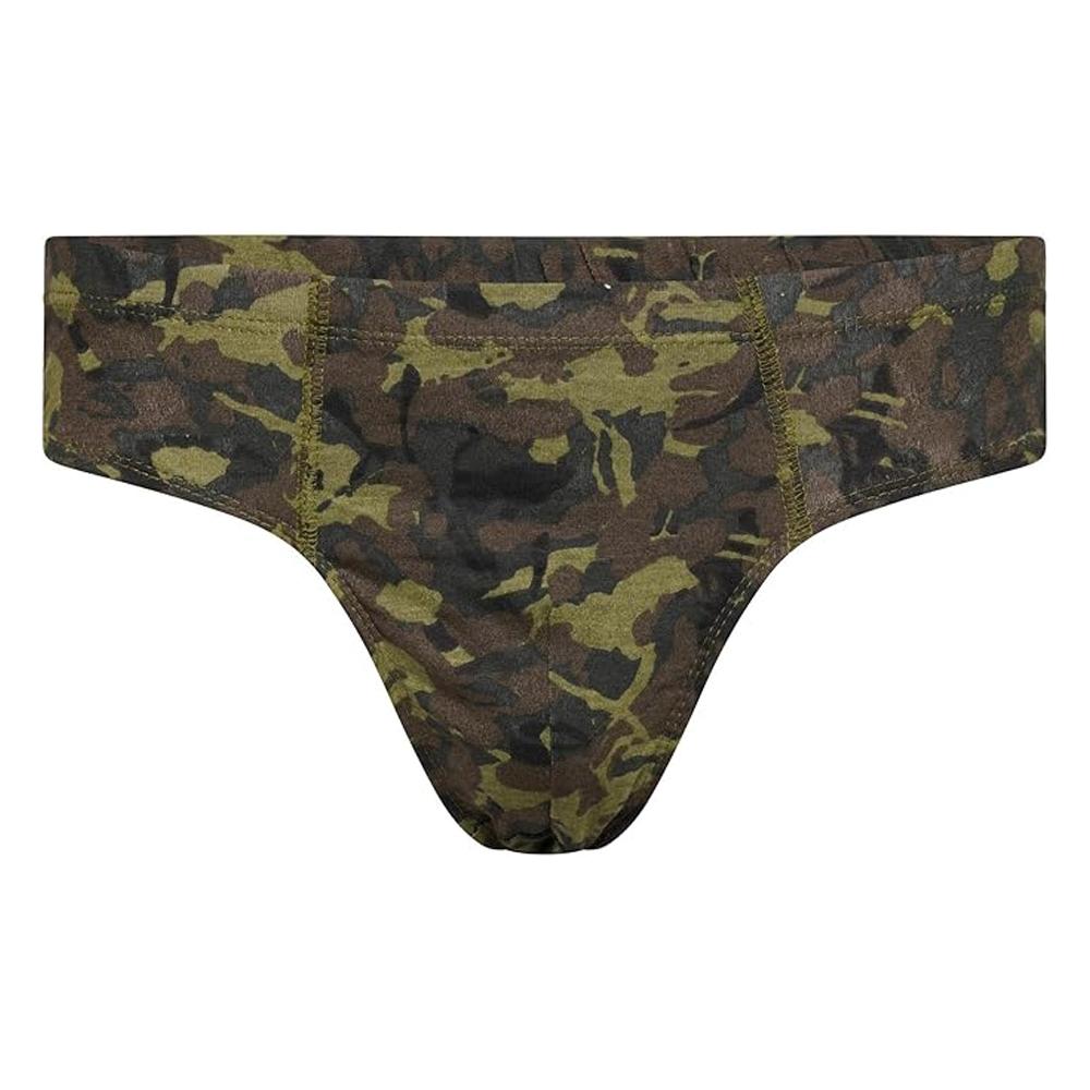 Keanu Boys Camouflage Briefs (Pack of 6)