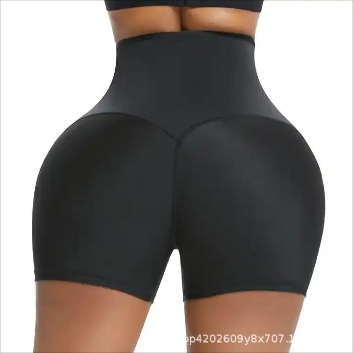 Women's High-Waisted Tummy Control Body Shaper Fitness Shorts with Waist Trainer