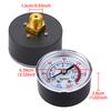 Bar Air Pressure Gauge Thread 1/4 BSP Thread 0-180 PSI 0-12 Manometer Double Scale For Air Compressor Pneumatic Hydraulic Fluid