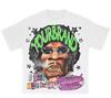 Custom Designer with Logo Your Own Brand Oversized Distressed Tee Camiseta 2D Screen Print Cropped T Shirt Men