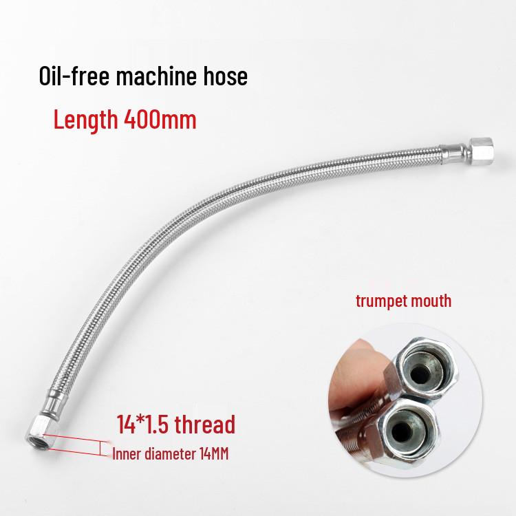 Compact Oil-Free Silent Air Compressor Kit with Elbow, One-Way Valve, Pressure Switch, Aluminum Tube, and Copper Intake Tube