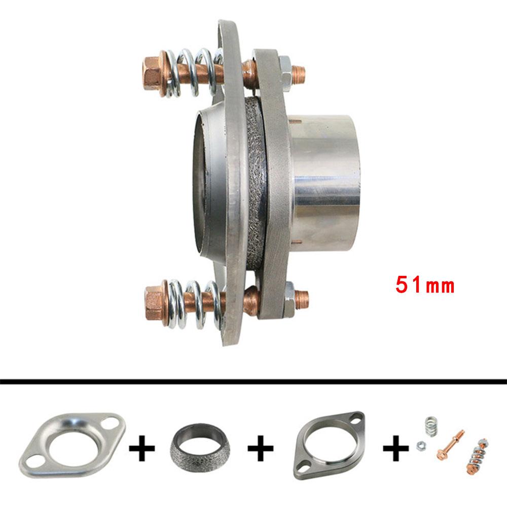 1 Set 51/63/76mm Exhaust Downpipe to Catback Donut Gasket flange Exhaust Flange for Universal Car DFG51-SET