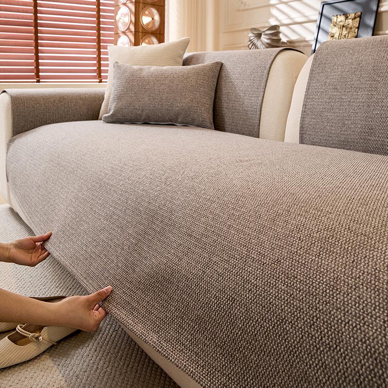 Solid Color Premium Sofa Cushion Universal In All Seasons New Seat Cushion Non-Slip And Wear-Resistant Sofa Cover Cover Cloth
