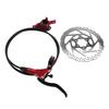 Fahrrad Scheibenbremsen-Kit, Hydraulisches Scheibenbremsen-Set für Mountainbikes, Aluminiumlegierung (rot)