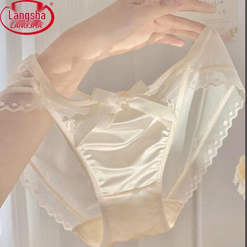 

Langsha Women s Sexy Lace Underwear 3-Pack XL (120-140 jin)