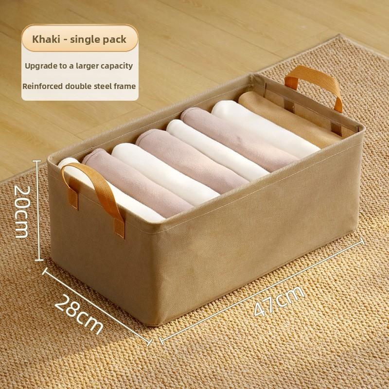 Clothes Storage Bin With Foldable Design For Bedroom Organizing And Home Storage