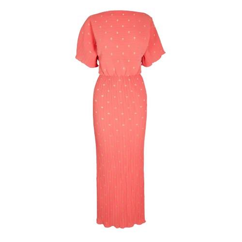 Never Fully Dressed Womens/Ladies Tilly Polka Dot Boat Neck Shirt Dress