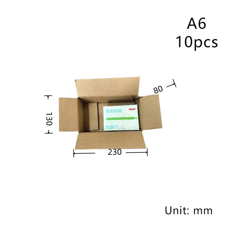 10Pcs Folding Corrugated Paper Box Mailing Shipping Gift Box Cardboard For Business Shipping Express Packaging Boxes