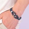 Fashion Men's Leather Bracelet Double Layer Accessories Specially Stainless Steel Multi-Color Combination Surprise Jewelry Gift