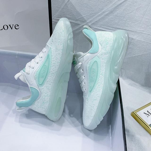 Women 'S Sneakers Tennis Female Breathable Mesh Luminous Sports Shoes Lightweight Running Luxury Designer Shoe Woman Trainers