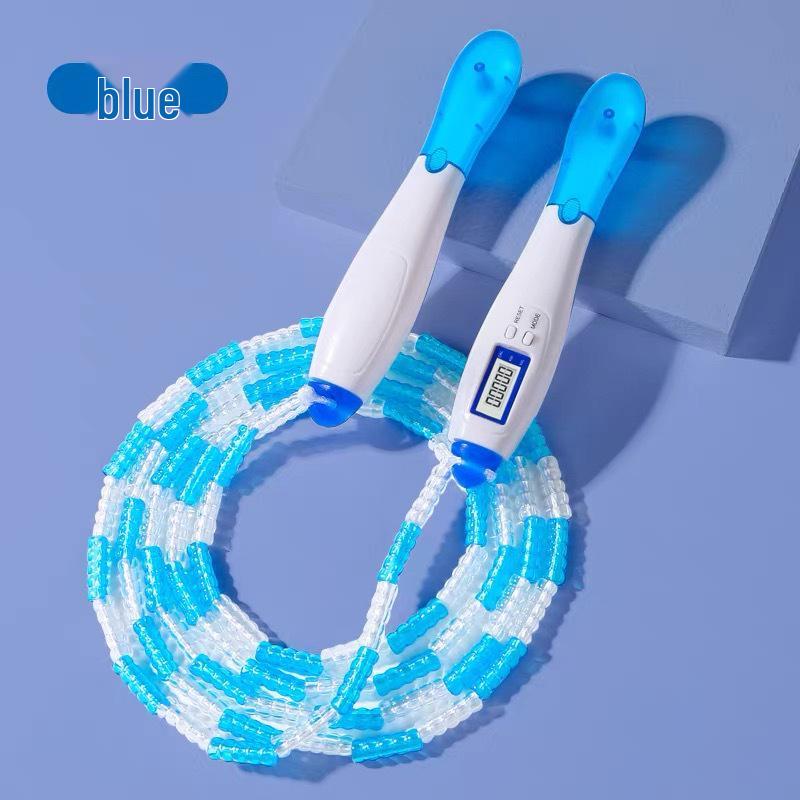 Weileisi Adjustable Counting Bamboo Jump Rope for Beginners and Children