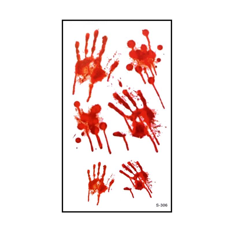 

10 шт. Хэллоуин Наклейка-тату Ужас Кровавая рана Шрам зомби Водостойкие Временные татуировки Сделай сам Вечеринка Боди-арт Макияж Дети Взрослые