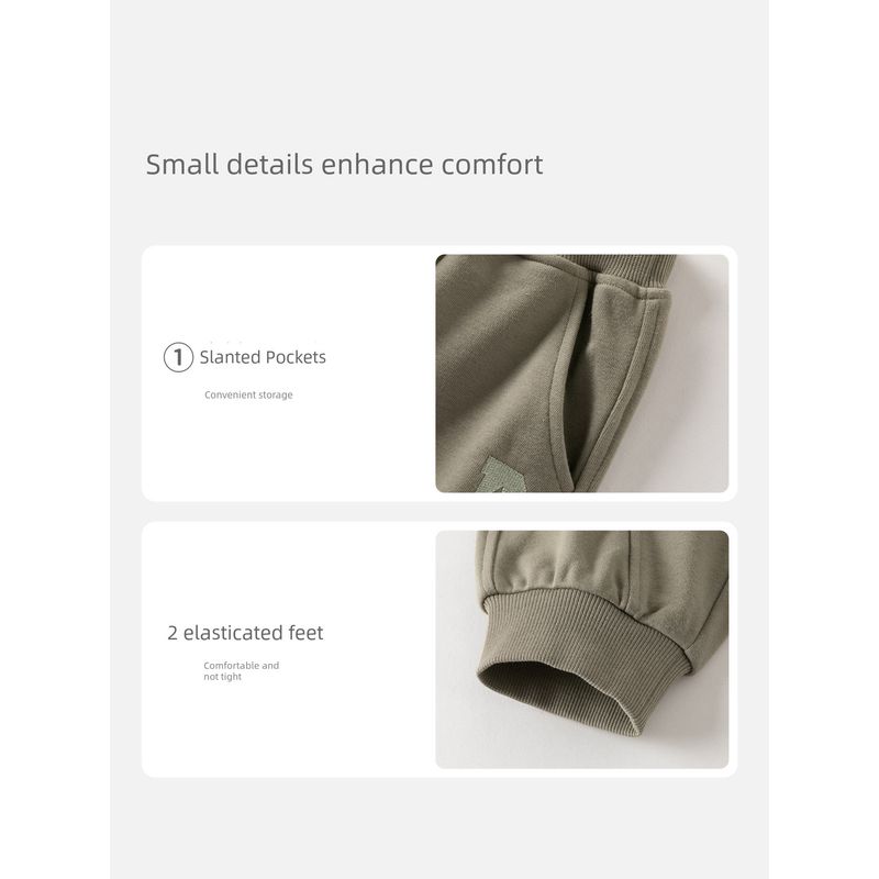 David Bella Children's Pants Boys' New Sports Pants Girls' 2026 Spring Sweatpants Big Kids Jogger Pants