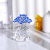 Blue K9 Crystal Forget Me Not Crystal Flower Perfect for Wedding or As a Gift for Friends or Sisters Figurine, Women's Birthdays, Anniversaries,