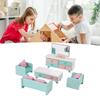 Miniatur Puppenhaus Möbelset Wohnzimmer Szene Rollenspiel Möbel Spielzeug Lernspielzeug für