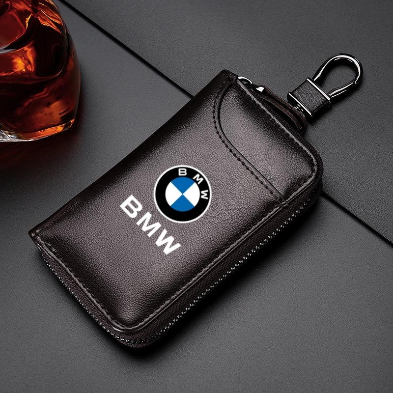 Portachiavi per Chiave Auto in Pelle con Zip Organizzatore Chiavi Portachiavi alla Moda per Uomo Custodia Accessori Per BMW X6 X1 X2 X3 X4 X5 X7 E46 E39 E90 E36