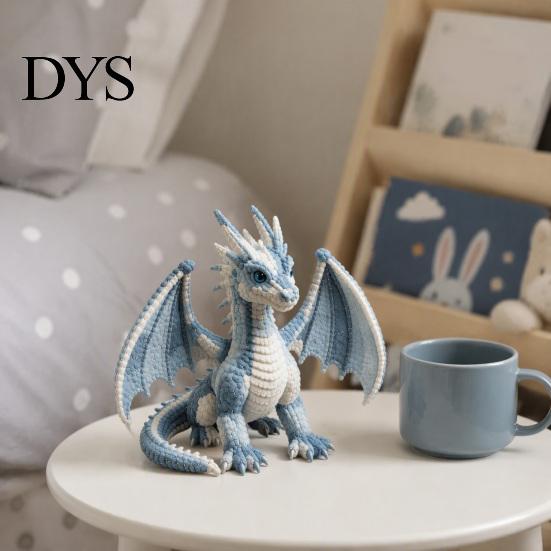 Handgemachte Tier-Nähsets Fliegender Drache Patchwork DIY-Set Sammlung, Set, Werkzeuge zur Entwicklung praktischer Fähigkeiten Kunst für Erwachsene Anfänger, Kreatives Geschenk