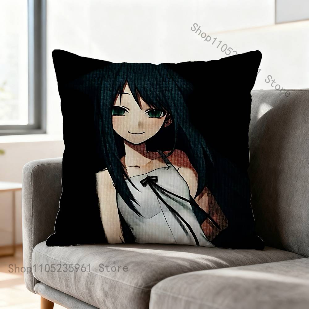 Saya No Uta The SSong of SSaya Pillowcase for Sofa Room Office Decor Printing Protector Cushion Cover Valentine gift Custom