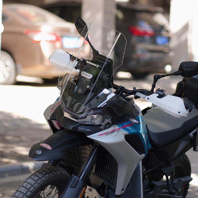 Heightened and Modified Motorcycle Windshield Windscreen Front Glass Accessories For CFMOTO 800MTX 800MT-X 800 MTX