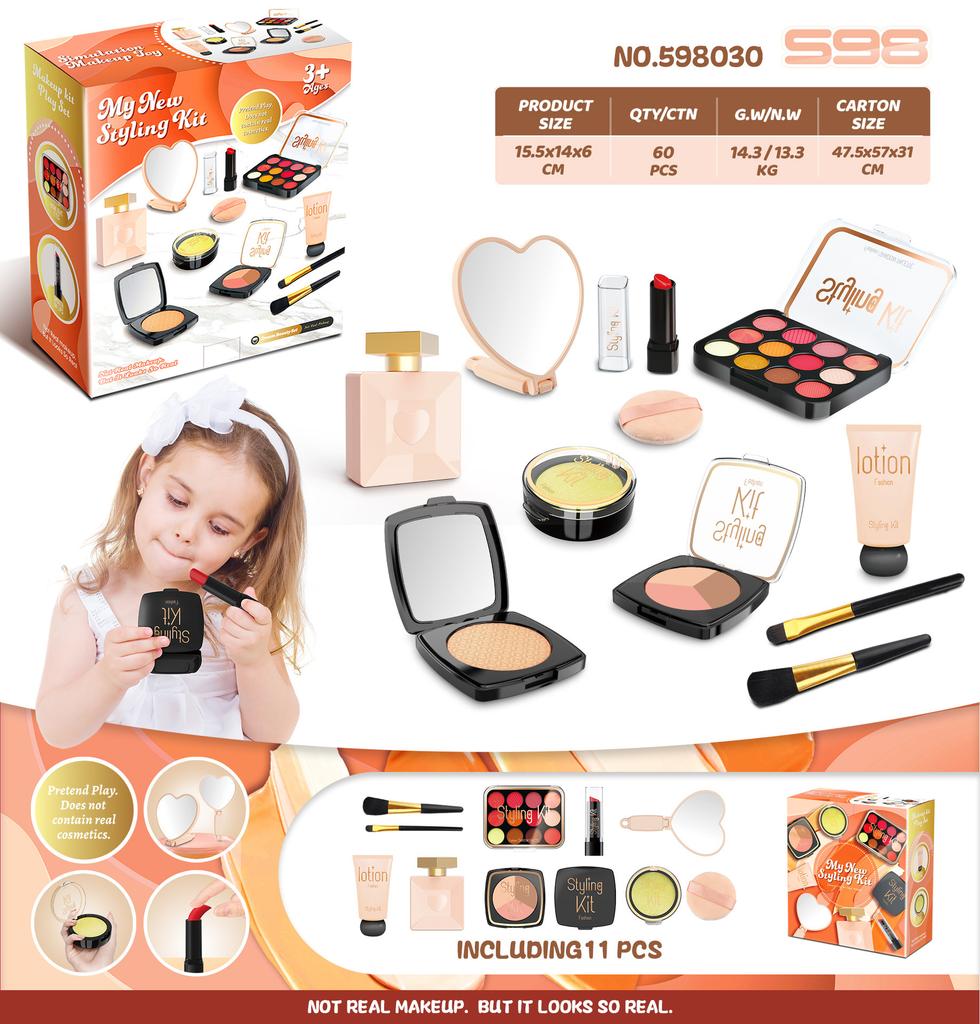 Children'S Makeup Nail Polish Lipstick Girl Makeup Toy Boxed Girl Cosmetics Makeup Box
