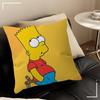 Cartoon Pillowcase Double Sided 2D Print Soft Plush Pillow Cover With Hidden Zipper Decor Sofa Bedroom Living Room Fun Vibe Gift