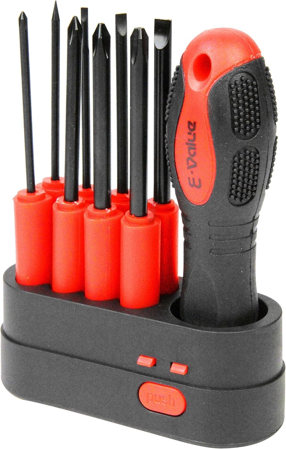 Набор отверток с рукоятками Power Grip E-Value, 8 предметов