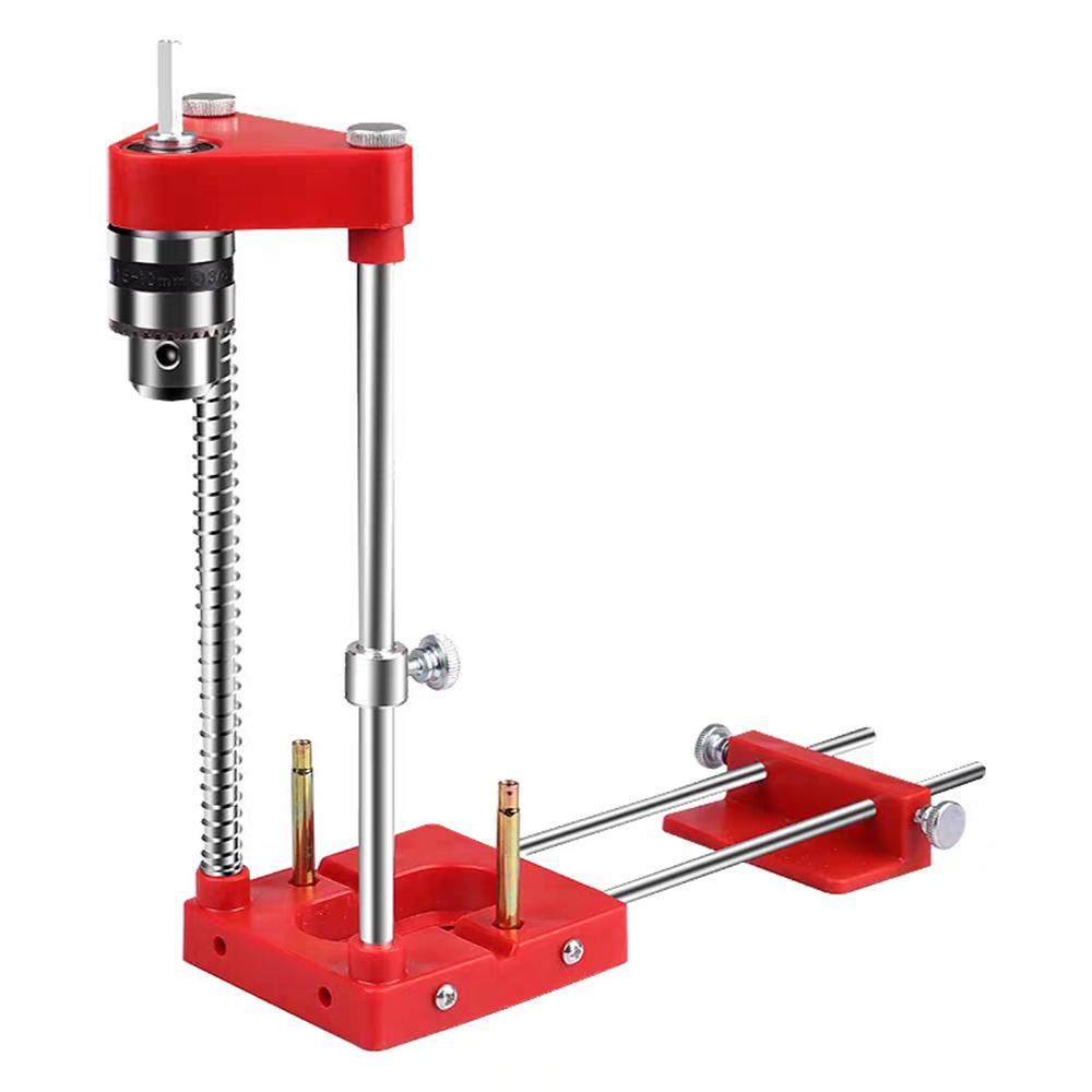 

Electric Drill Hole Locator Woodworking Drill Locator Adjustable Punch Locator Hole Drill Stand Holder