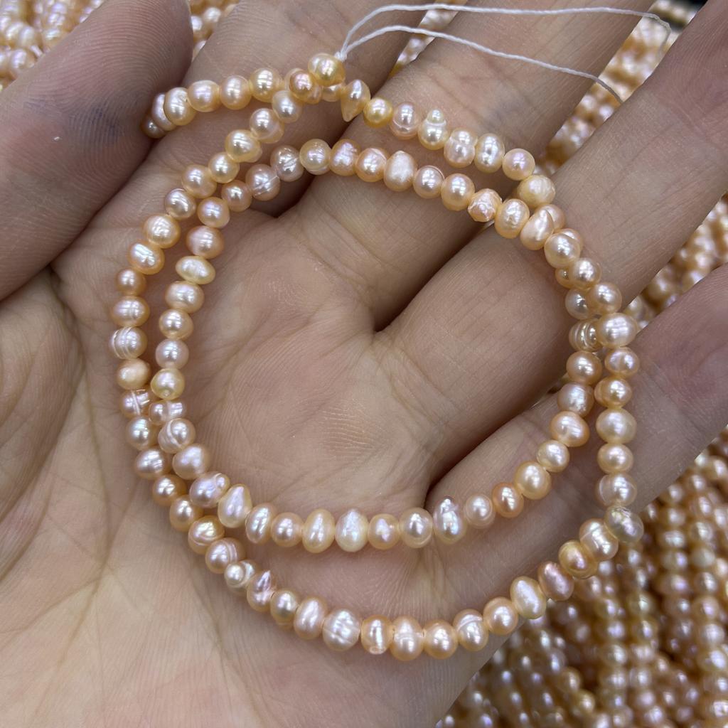 1String, Artificial Pearl Beads for DIY Necklace, Bracelet, Anklet, Accessories, Jewelry Making, Bridal Bridesmaid Crafts, Wedding Gift for Women 36cm