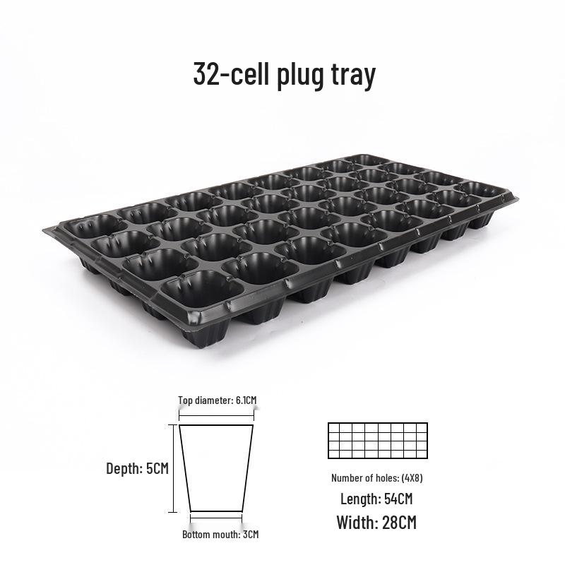 Seedling Plug Tray for Easy Transplanting: Perfect for Vegetables, Succulents, and Flower Cuttings