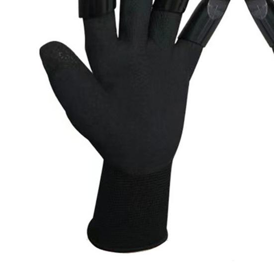 1 Paar Gartenhandschuhe mit Krallen 8 Krallen Grabhandschuhe zum Pflanzen Unkrautjäten Anti