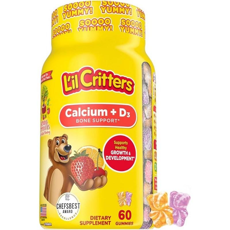 

Lil Critters Children s Calcium + D3 Bone Support Gummi
