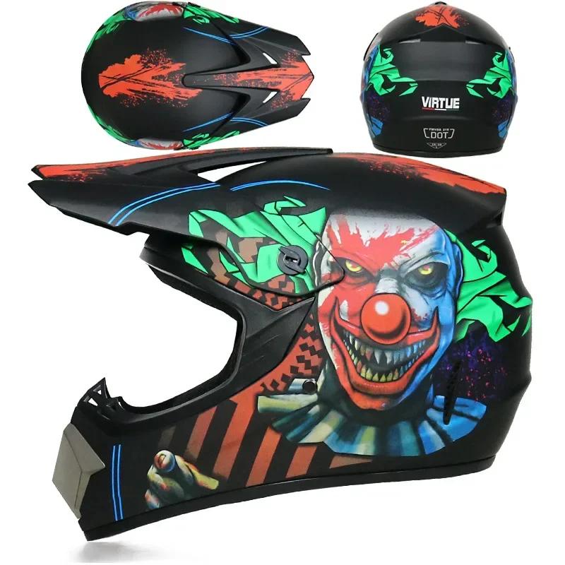 Hot Sale Motorcycle Helmet Racing Off-Road Helmet Men Moto Bike Downhill Am Dh Cross Para Moto Children Motocross Helmet Dot