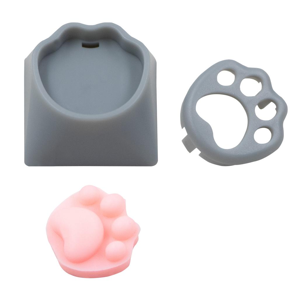 10/20PCS Cute Silicone Cats Claw Keycaps for Mechanical Keyboards Soft Design DIY Keys Caps Customizable Keyboards Accessories