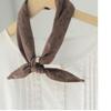 Johnature Korean Floral Triangle Scarf Four Seasons Versatile Casual Print Decorative Scarfs Women