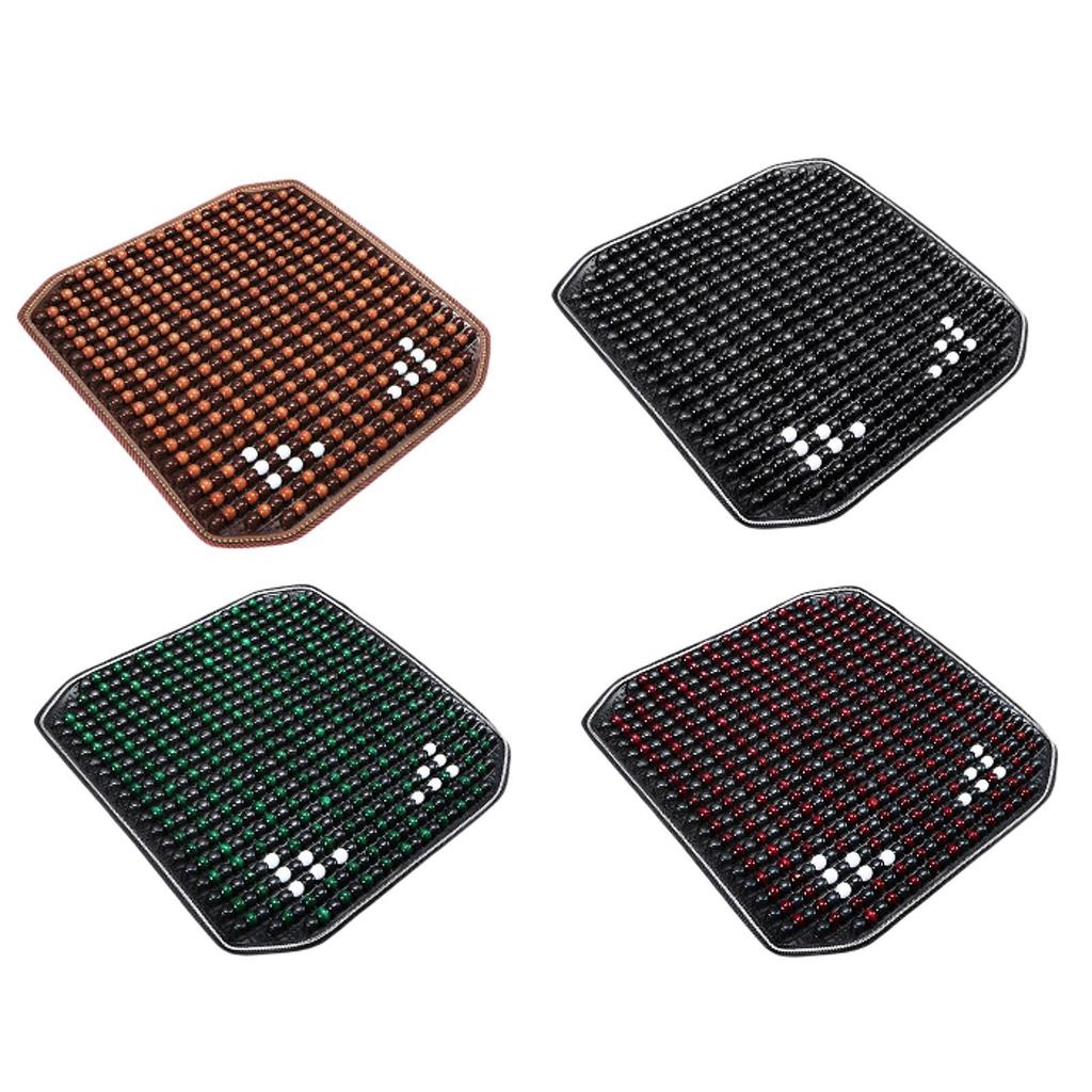 Cooling Beaded Seat Cover Handmade Wood Universal Car Summer Ventilation Seat Cushion Pad for Vehicle Use