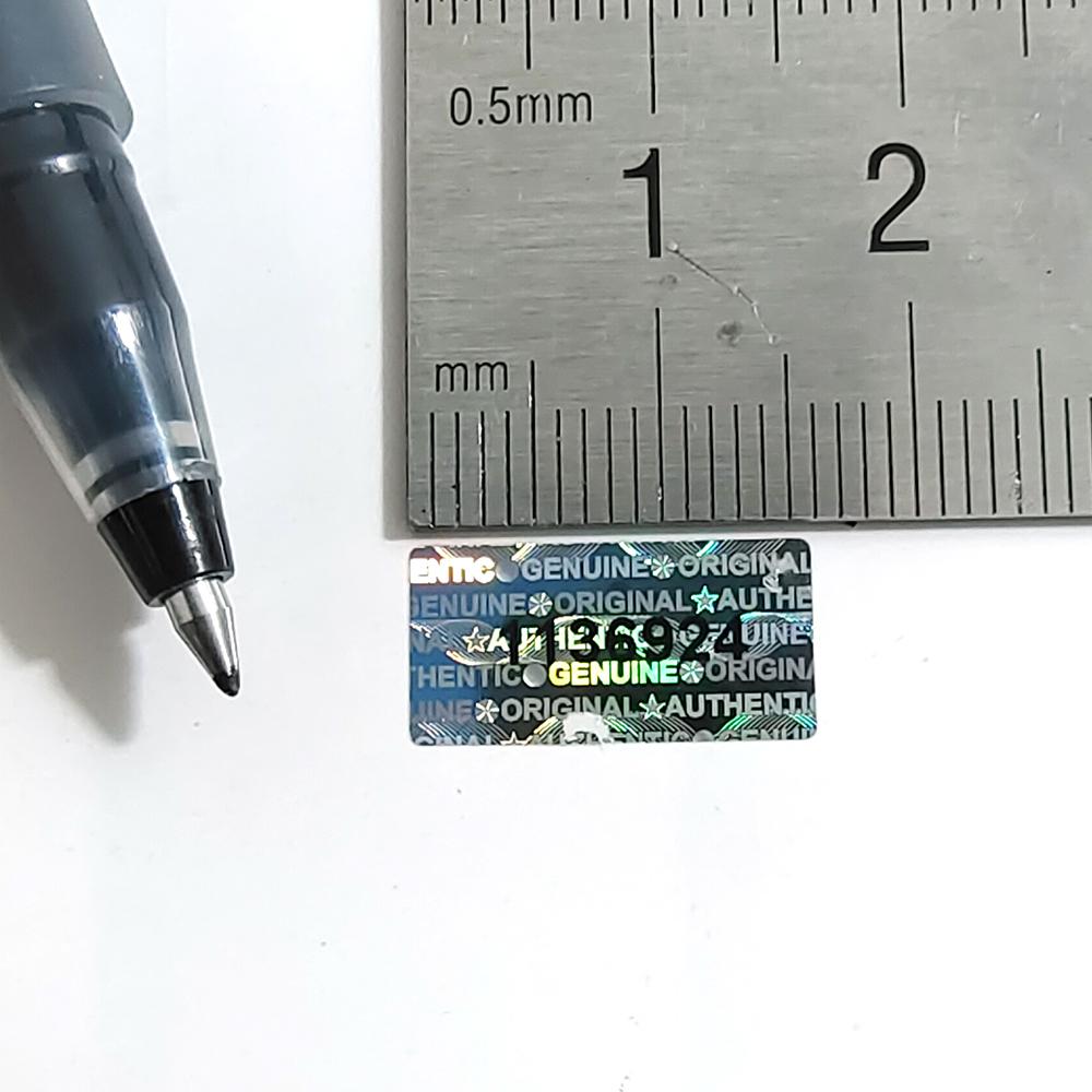 Hologram Security Seal Tamper Evident Removal Proof Packing Label Serial Number VOID Left Open Evidence Anti-fake Laser Sticker