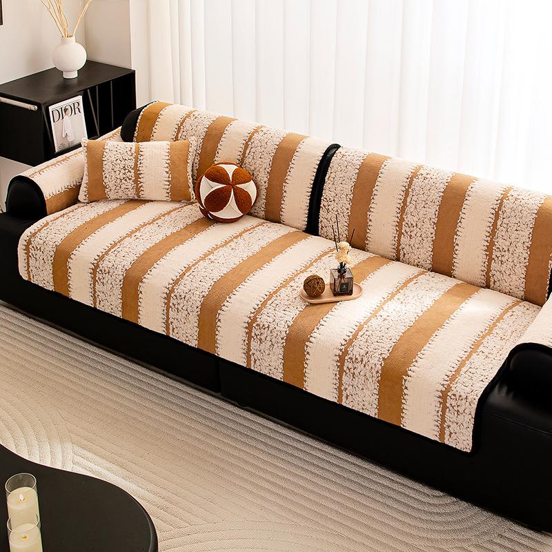 

Хлопковая набивка шу, утолщенный универсальный чехол для дивана на зиму, покрывало универсальное нескользящее для трехместного дивана и дивана для одной леди 45*45cm