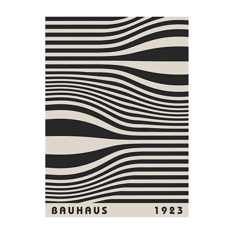 Bauhaus Exhibition Poster Chair Canvas Painting Vintage Bauhaus Print Wall Art Picture for Living Room Cuadros Home Decoration