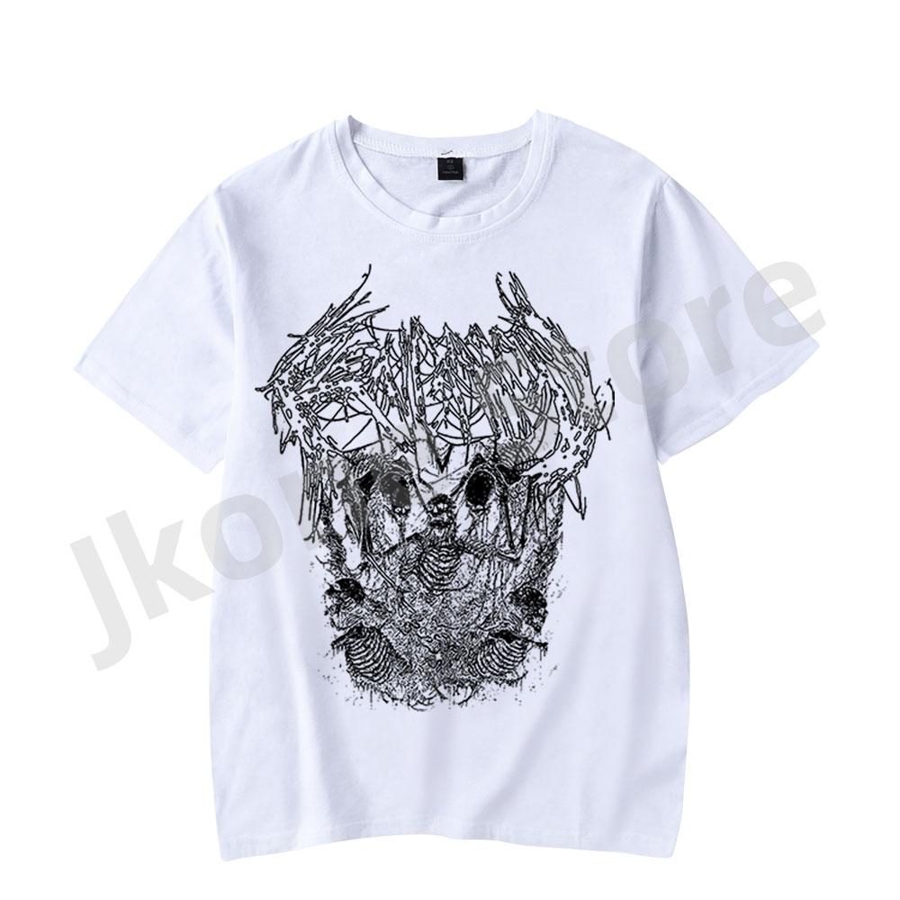 Ken Carson Death Mosh Tee A Great Chaos Album Merch Women Unisex Fashion Casual HipHop Short Sleeve Tshirts