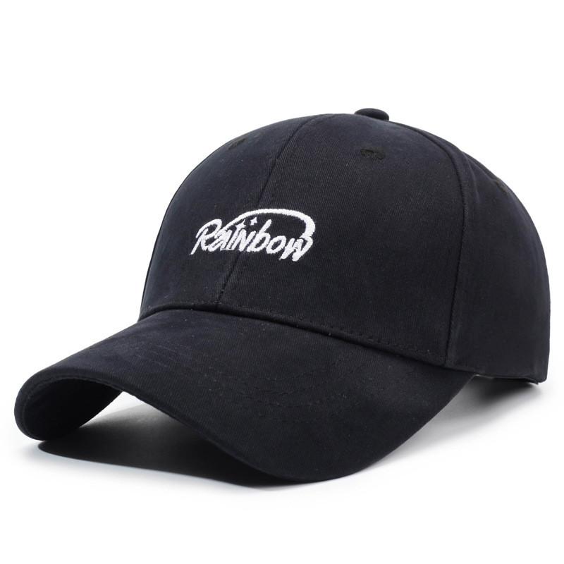 Korean Style Baseball Cap With Curved Brim And Embroidery For Summer And Spring