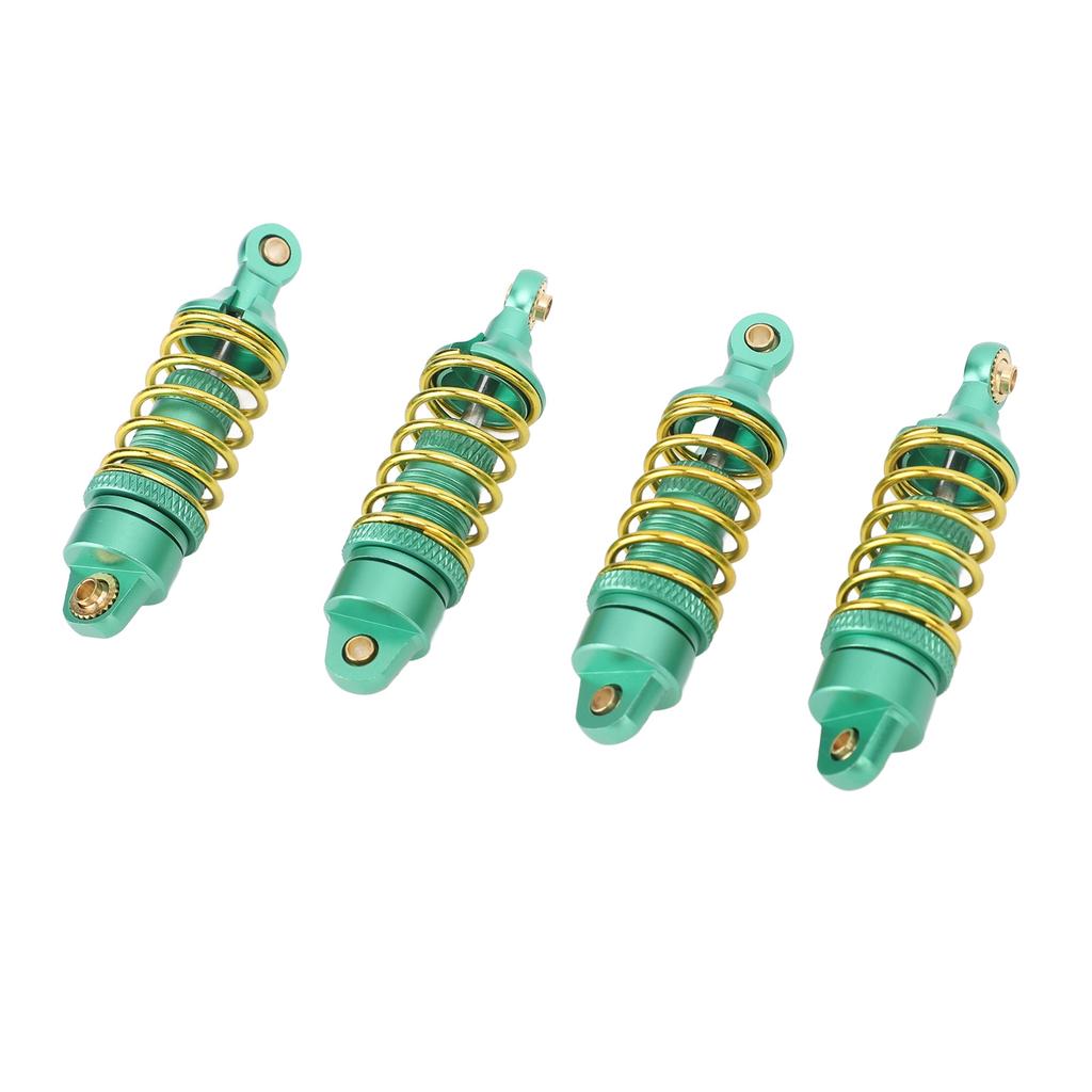 4Pcs RC Car Shock Absorber Aluminum Alloy Stable High Elasticity Front Rear Shock Damper for
