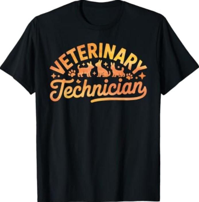 Best Vet Tech Art for Men Women Veterinary Technician Vet T-Shirt Unisex T-Shirt