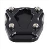 #558E Motorcycle Kickstand Extension Foot Side Stand Enlarge Plate Pad for CFMOTO 450MT 450 MT 2024 2025 Accessories,C (Black)