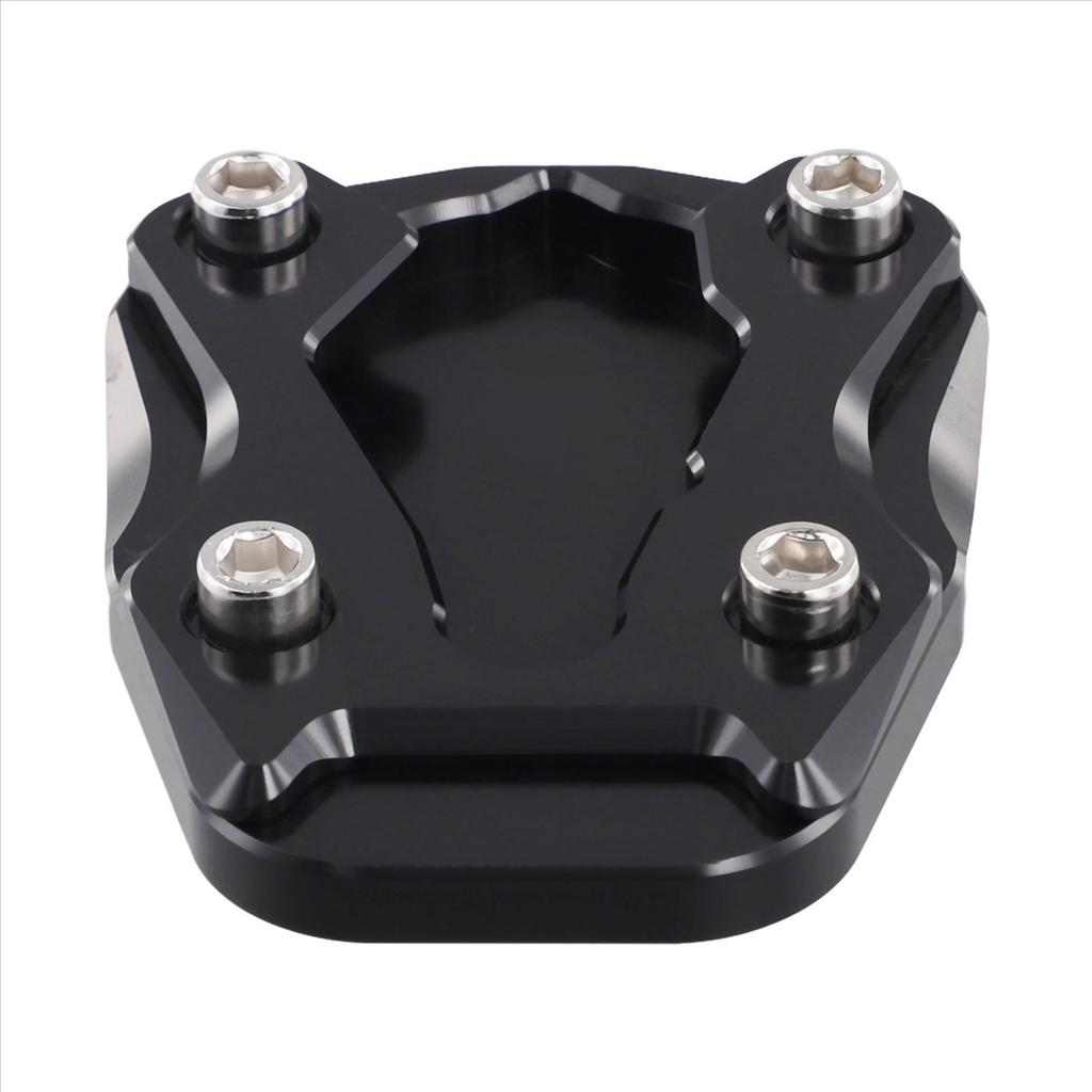 #558E Motorcycle Kickstand Extension Foot Side Stand Enlarge Plate Pad for CFMOTO 450MT 450 MT 2024 2025 Accessories,C (Black)