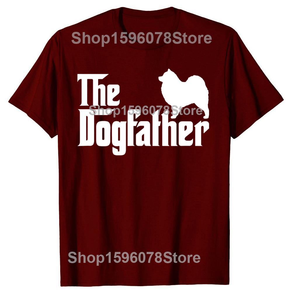Funny Samoyed Lover Gift DogFather T Shirts Summer Style Graphic Cotton Streetwear Short Sleeve T-shirt Mens Clothing