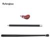 Red Leather Silver Walking Cane Fashion Decorative Walking Stick Gentleman Elegant Cosplay Cane Crosier 92cm