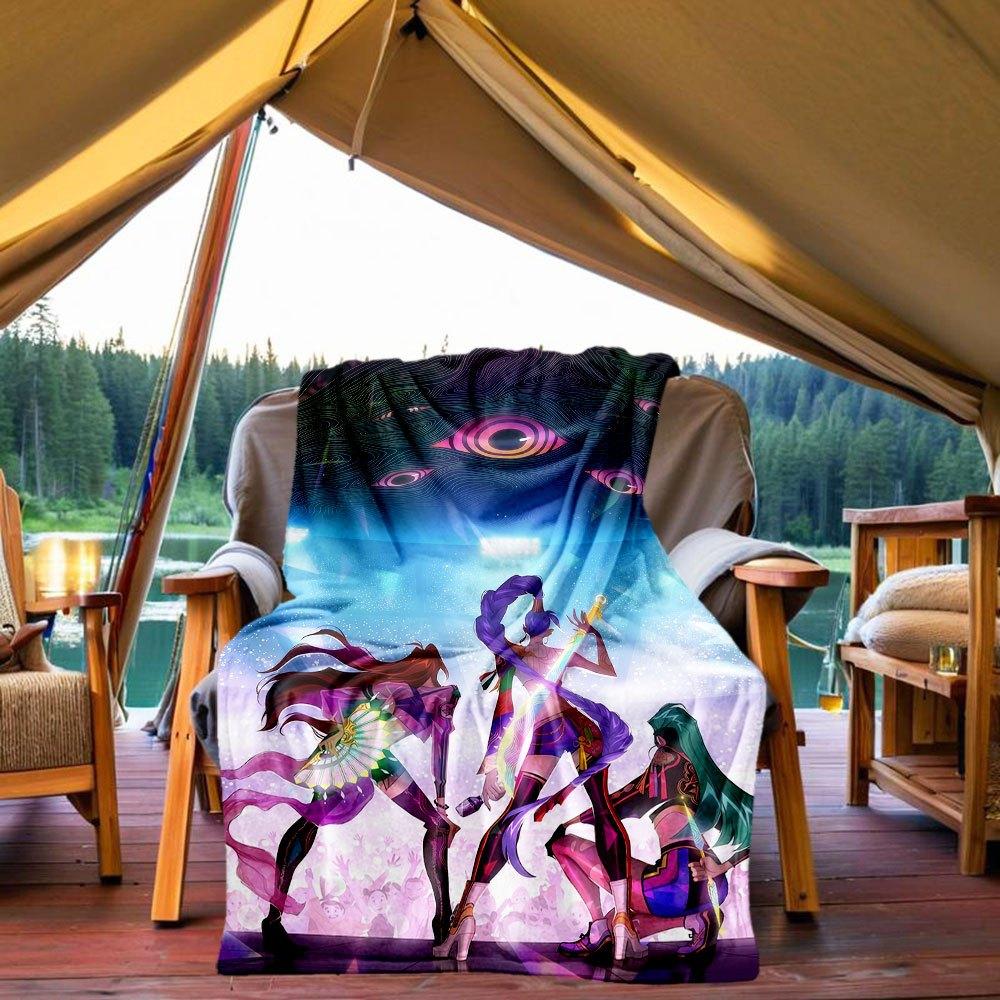 

Vivid Concert Lights: Colorful Stage Performance Artwork Blanket Lightweight Flannel Throw Blanket for Sofa, Bed, Travel, Camping, Livingro 130x150cm