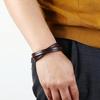 European and American New Retro Simple Two-circle Bracelet Jewelry Fashionable Versatile Punk Rock Bracelet