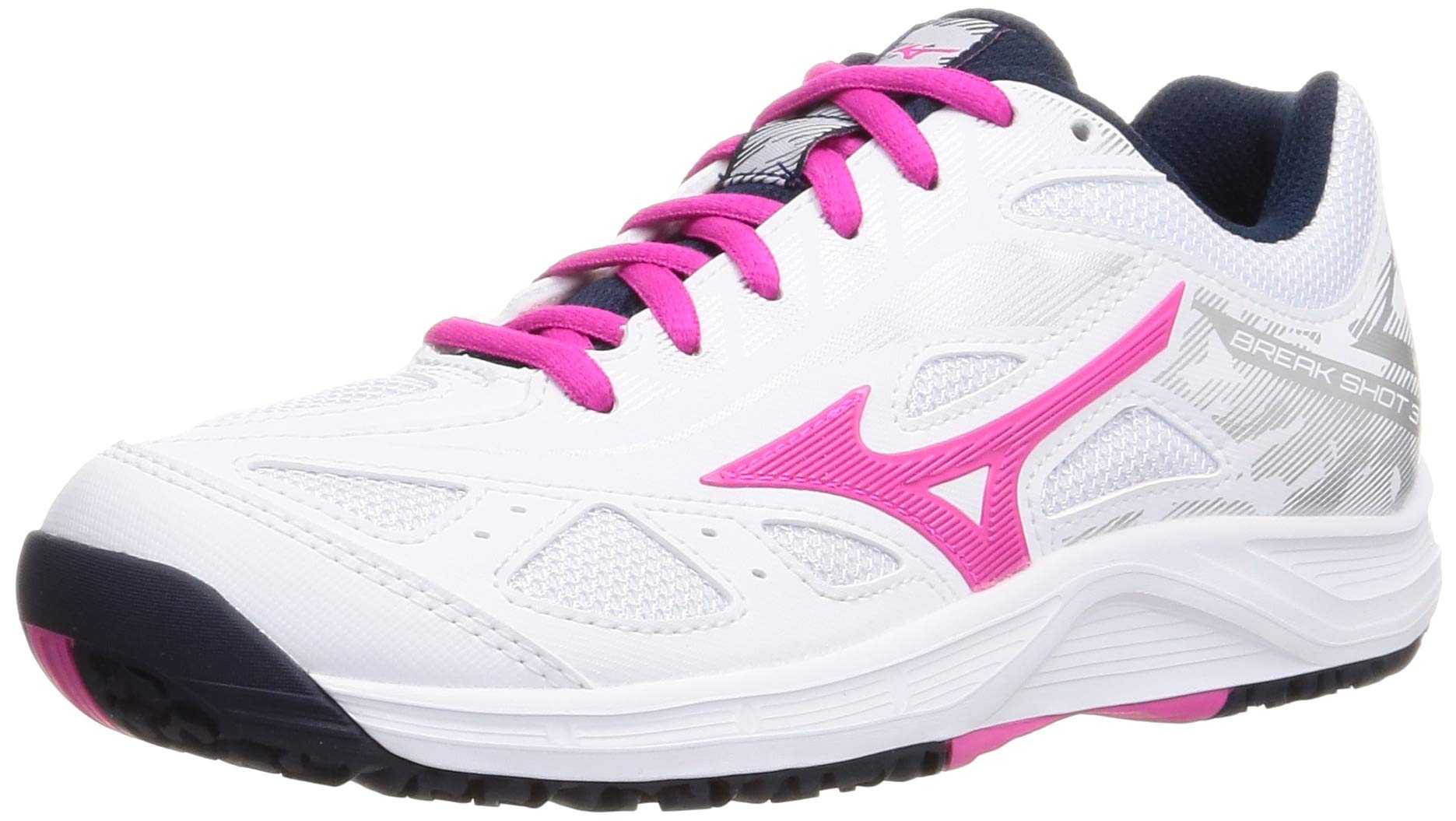 

Tennis Shoes Break Shot 3 OC Artificial Grass Court Club Activities Lightweight Gameco cm 2E [Mizuno] Clay/Sand White/Pink/Navy 25.0